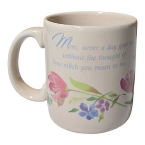 Vintage Carlton Stoneware Mom Mug Coffee Cup Inspirational Quote Mom